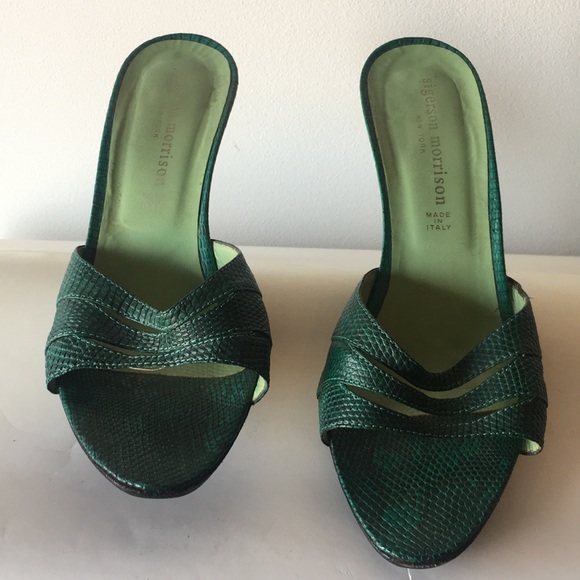 Sigerson Morrison Slip on Peep toe heel - Picture 5 of 5